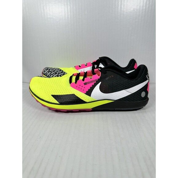 Nike Rival XC 6 Cross Country Spikes Volt Black Pink DX7999-700 Mens Size 10 NEW - Picture 3 of 8